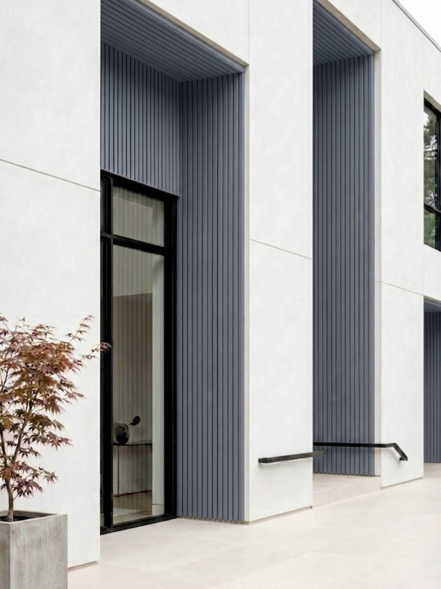 Residential Light Gray Exterior Panels