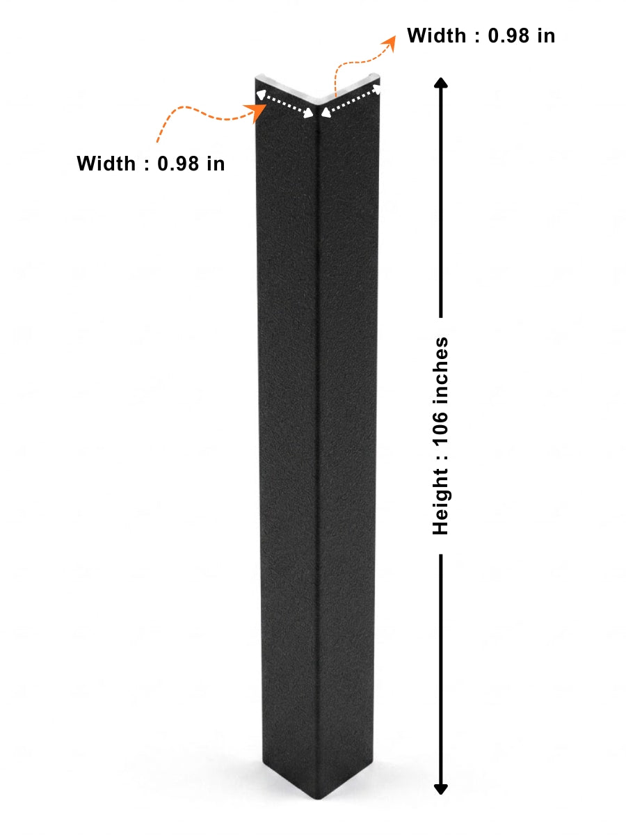 Luxe Noir Trim 106 Inches