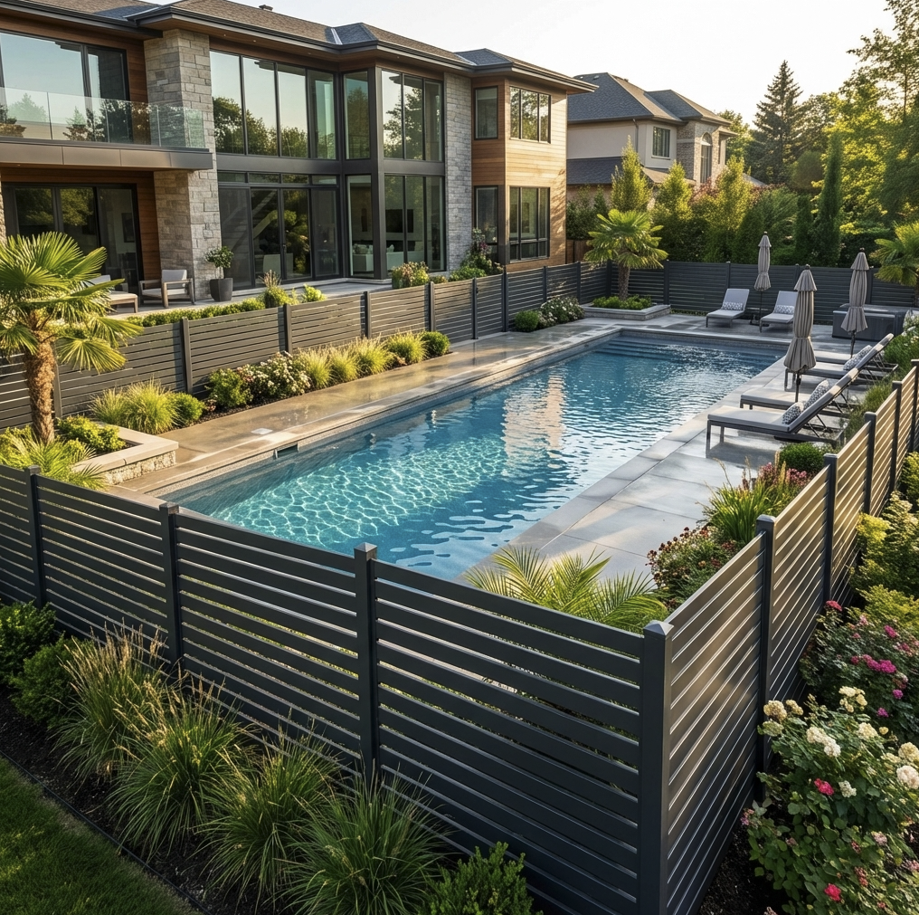 Modern Aluminum Fence around pool Wholesale Price 