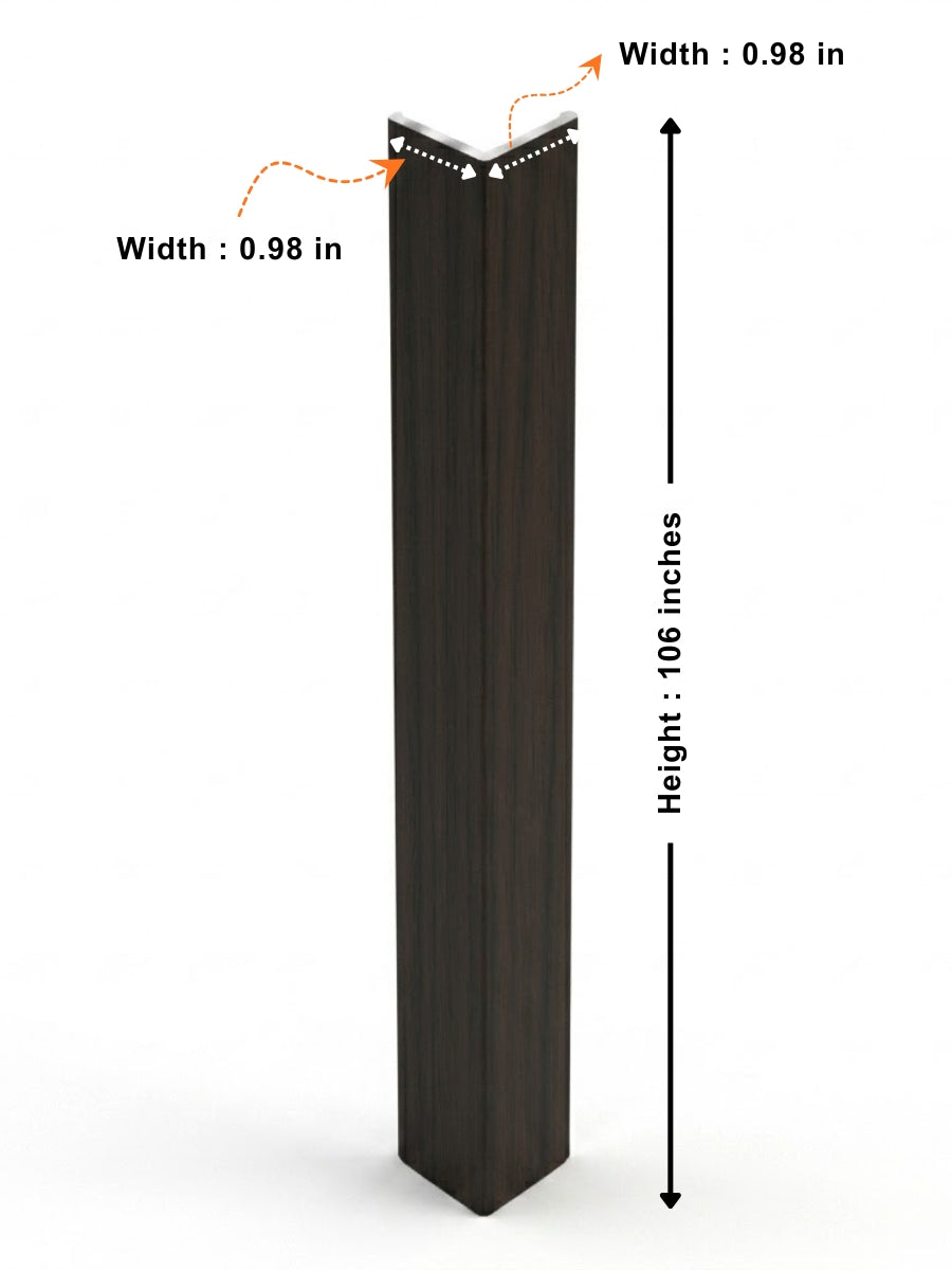 Walnut Ink Metallic Trim 106 Inches