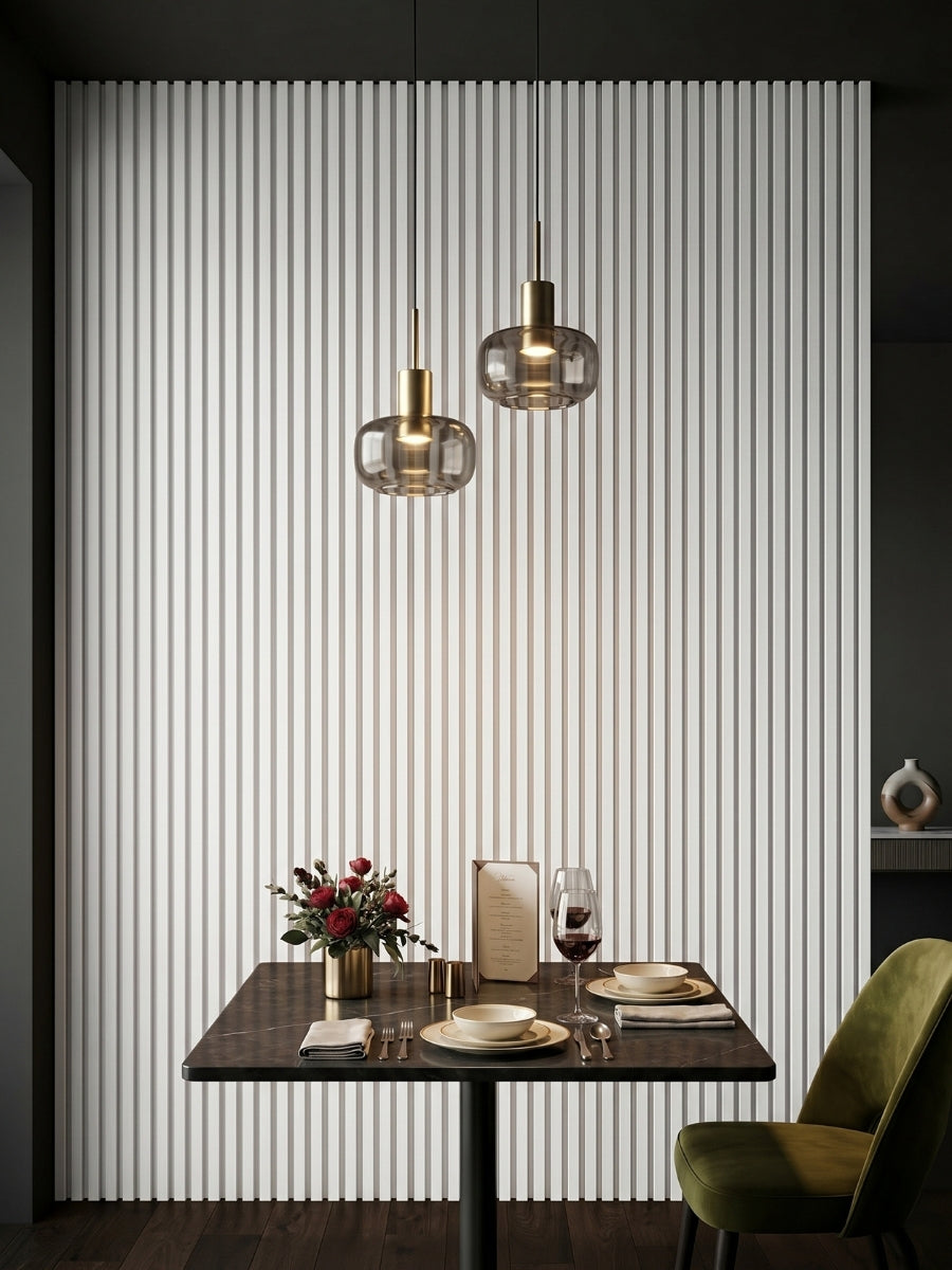 Modern White Acoustic WPC Wall Panels for Stylish Interiors