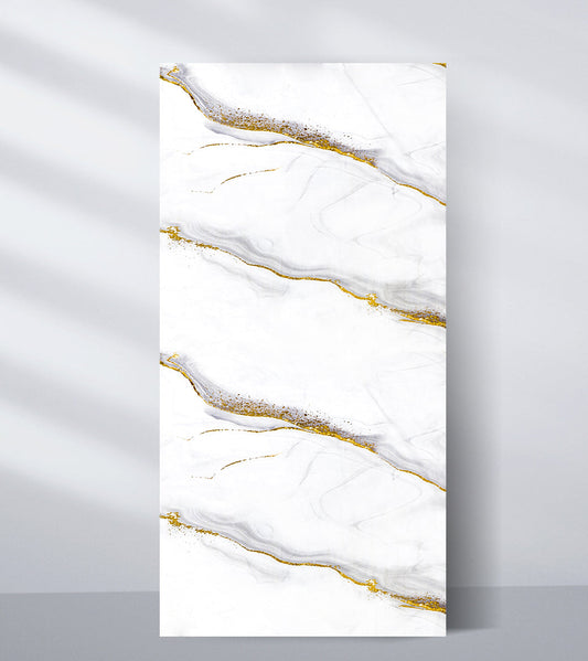 PVC Marble Sheet New Era Wall Panels White Gold Royal Marble