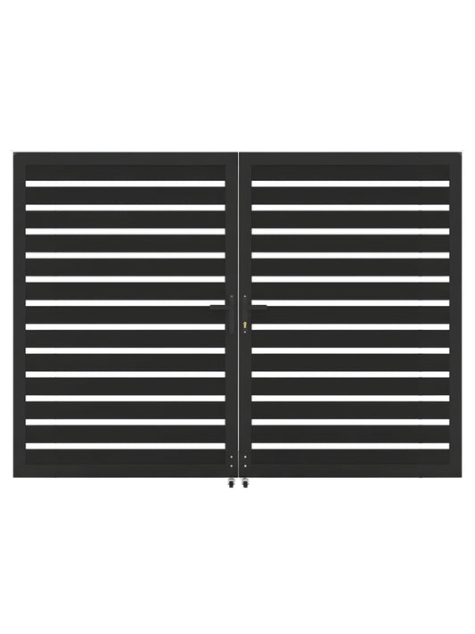 Aluminum Premium Fence Gate 8x6 – Modern, Heavy Duty, Semi Privacy