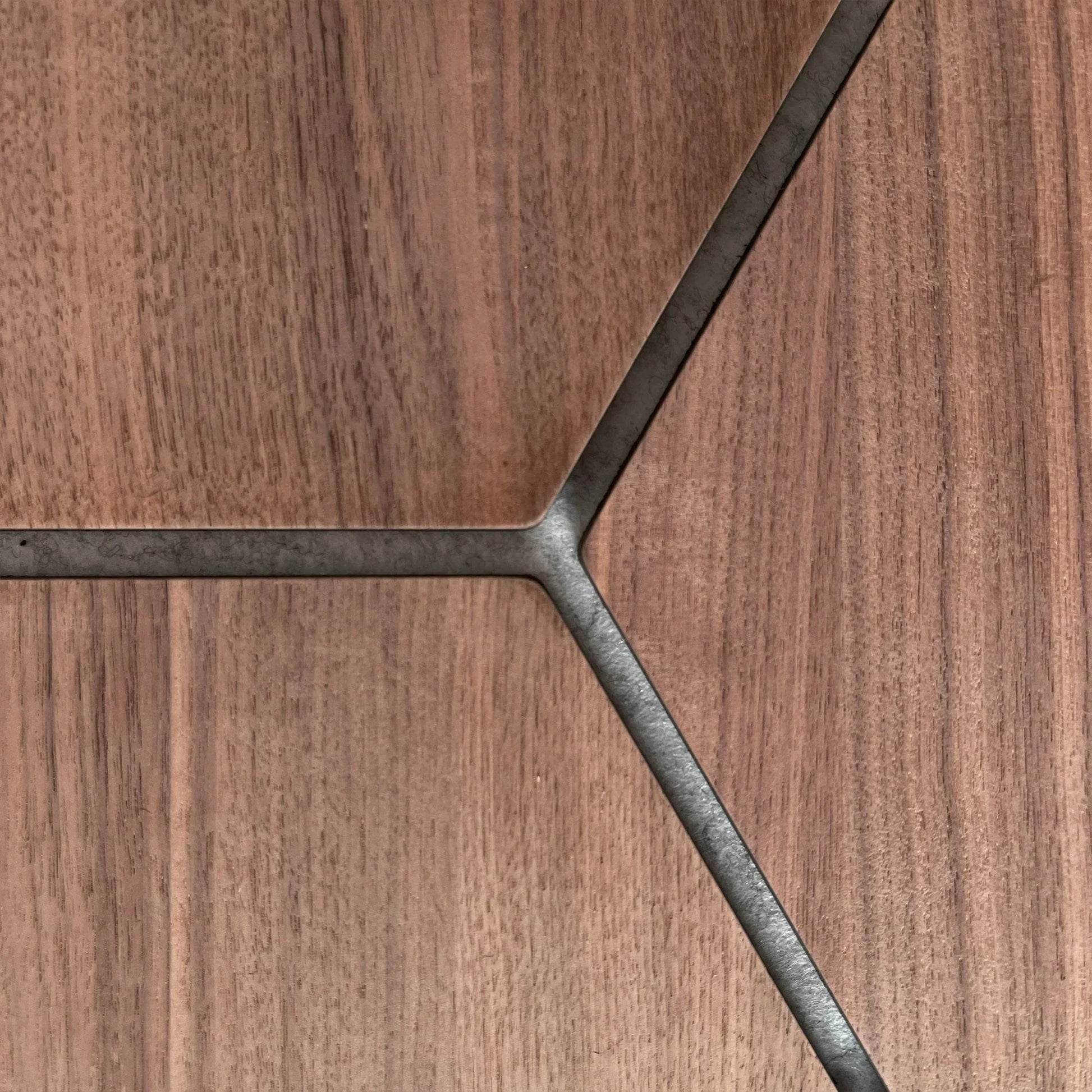 0.9 inch thick walnut hexagon soundproof wall panels 4 pack