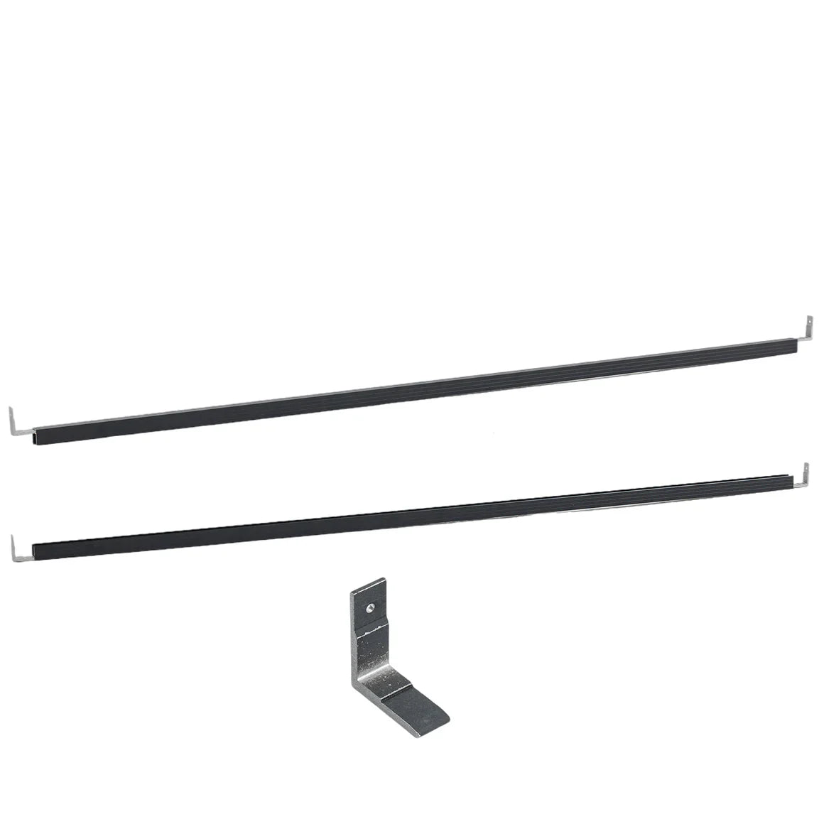 6ft Black Aluminum Fence Frame Kit - Horizontal/Privacy WPC Panel Bracket