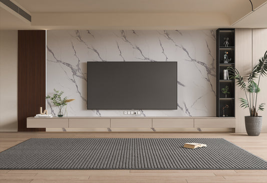 Calacatta Belga PVC Marble Sheets Wall Panel - Waterproof 4x8 ft (32 sq. ft)