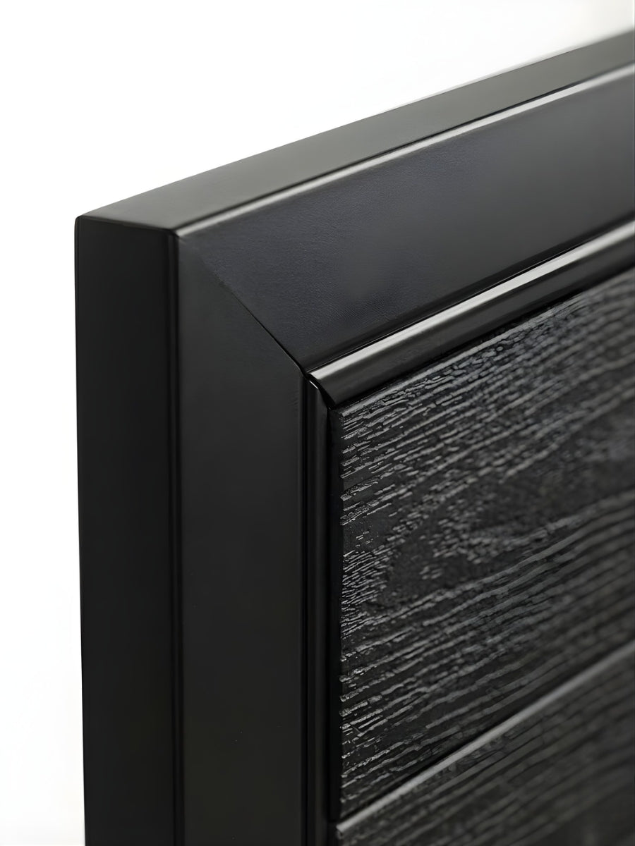 black WPC fence gate 4x6 ft heavy duty outdoor privacy gate